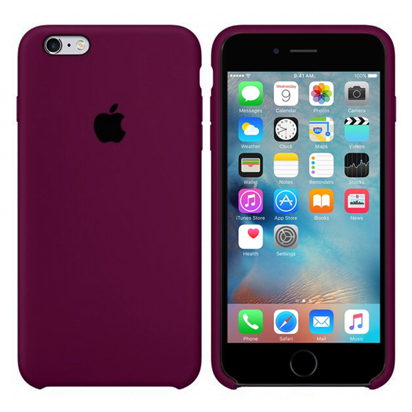 Чехол Soft Touch для Apple iPhone 6/6S Grape