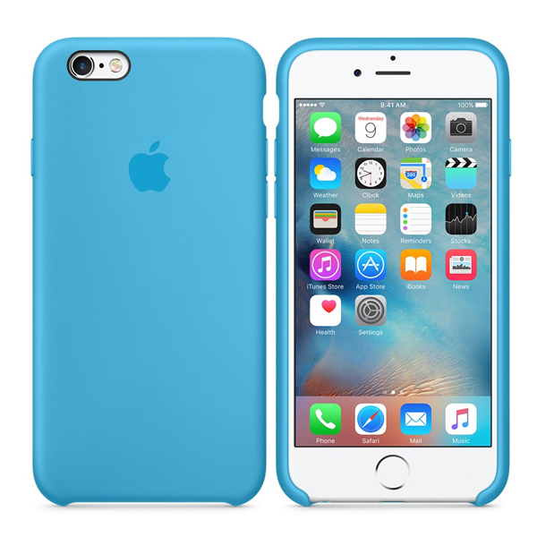 Чехол Soft Touch для Apple iPhone 6/6S Blue