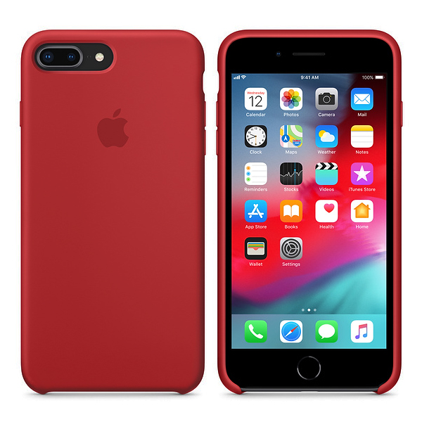 Чохол Soft Touch для Apple iPhone 8 Plus Camellia Red