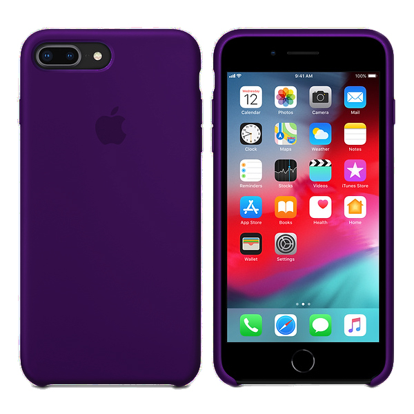 Чехол Soft Touch для Apple iPhone 8 Plus Deep Purple