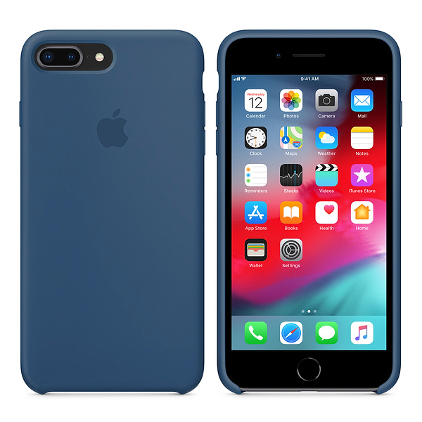 Чохол Soft Touch для Apple iPhone 8 Plus Sea Blue