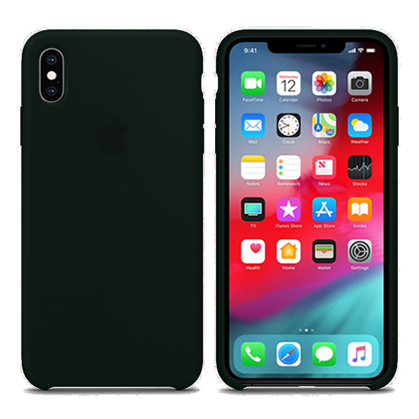 Чехол Soft Touch для Apple iPhone XS  Max Forest Green