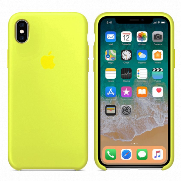 Чехол Soft Touch для Apple iPhone XS  Max Mellow Yellow