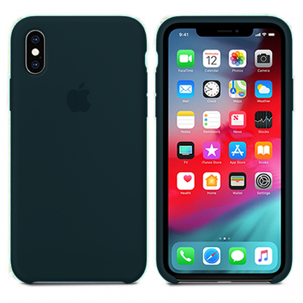 Чехол Soft Touch для Apple iPhone XS  Max Mist Blue