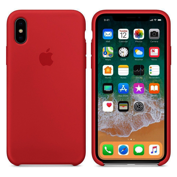 Чехол Soft Touch для Apple iPhone XS  Max Raspberry Red