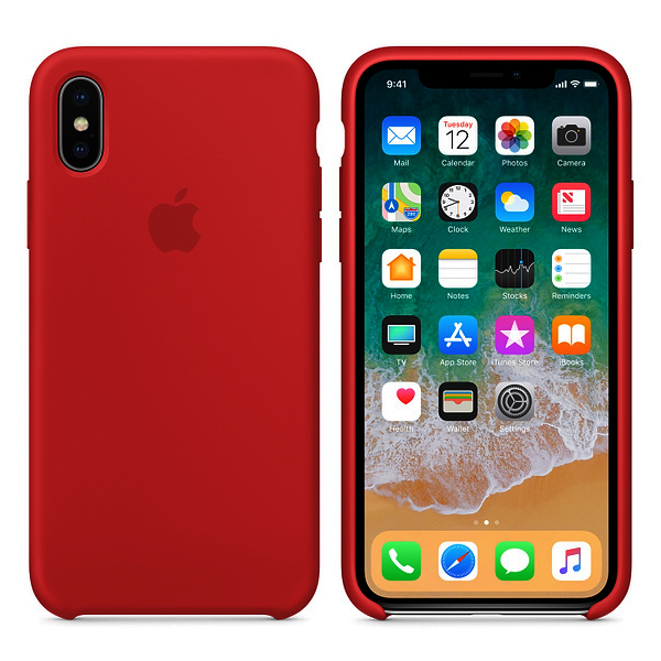 Чехол Soft Touch для Apple iPhone XS  Max Red