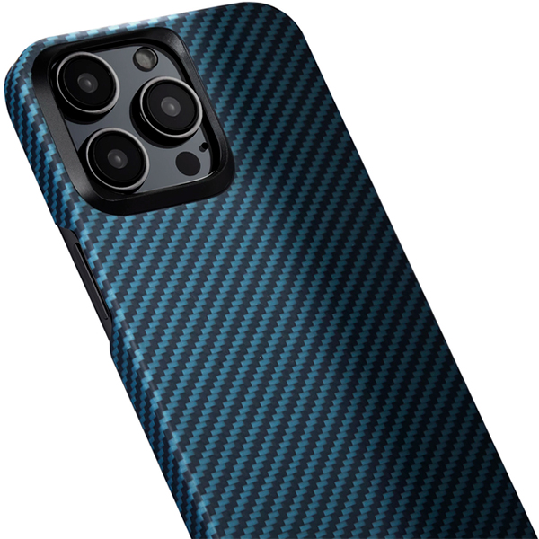 Чохол Pitaka iPhone 15 Pro Max Case with MagSafe Black/Blue (KI1508PM)