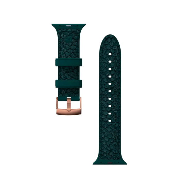 Ремешок Njord Salmon Leather Strap Dark Green для Apple Watch 45mm/44mm (SL14122)