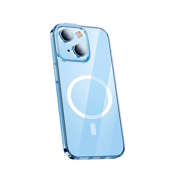 Чехол Baseus Crystal Case for iPhone 14 Plus with MagSafe Transparent with Camera Lens