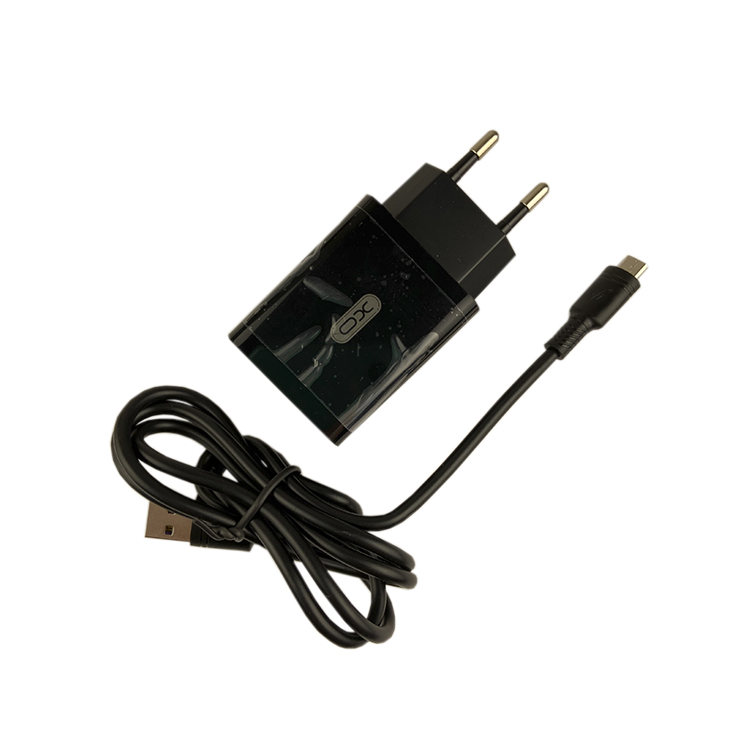 МЗП XO L36 1USB QC3.0 18W + Micro USB Cable Black