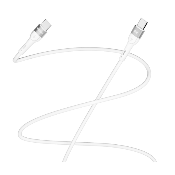 Кабель Yoki Extra YK-EX11 Type-C to Type-C 60W 1.2m White