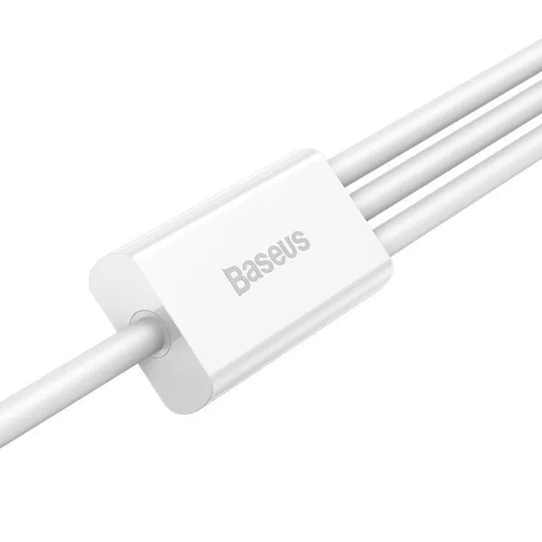Кабель Baseus Superior Series Type-C/Lightning/Micro USB 1.5m White (CAMLTYS-02)