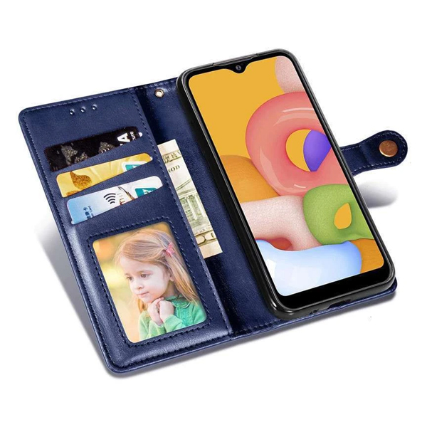 Чехол книжка Kira Slim Shell для Tecno Spark Go 2023 Dark Blue Getman