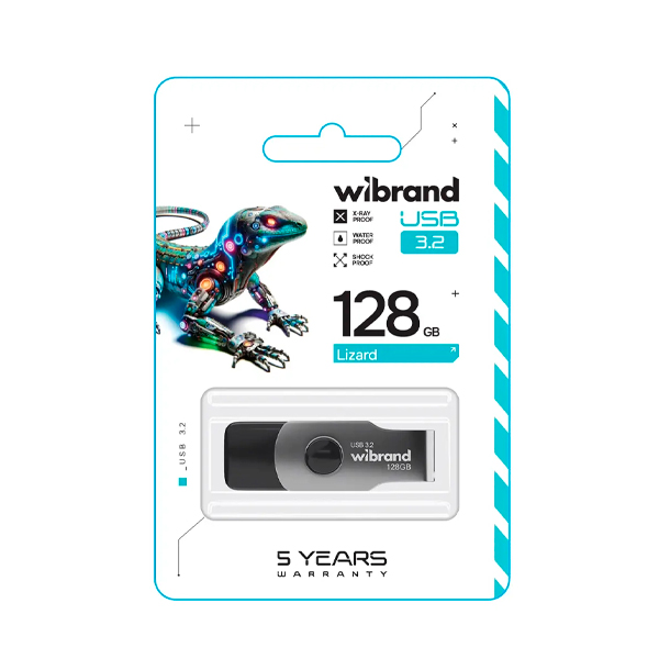 Флешка Wibrand 128 GB Ant Silver USB 3.2 (WI3.2/AN128M4S)