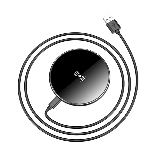 Беспроводное зарядное устройство Borofone BQ36 Juniper Ultra-Thin 15W Black