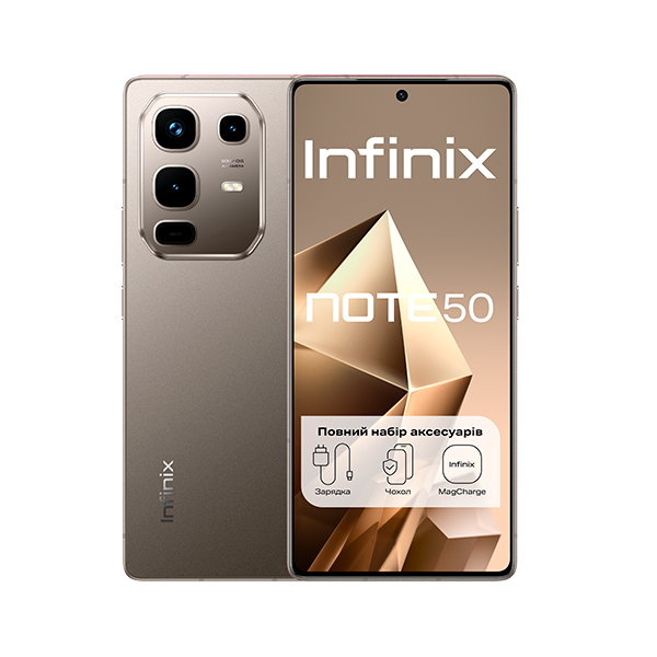 Смартфон Infinix Note 50 (X6858) 8/256GB Titanium Grey