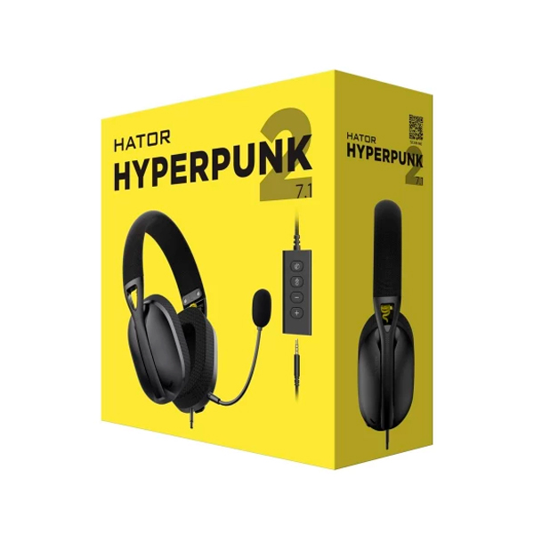 Наушники Hator Hyperpunk 2 USB 7.1 Black (HTA-845)