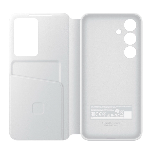 Чохол для Samsung Galaxy S24 Smart View Wallet Case White (EF-ZS921CWEGWW)