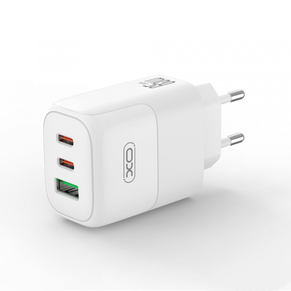 МЗП XO L139 65W USB 45W + 2 UCB-C + Type-C Cable White