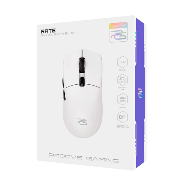 Беспроводная мышка Proove Gaming Rate White (CMRTWR003001)
