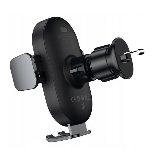 Автодержатель для телефона Baseus Light Chaser Wireless Charging Electric Car Mount Black (C40355900121-00)