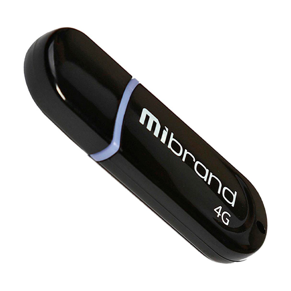 Флешка Mibrand 4GB Panther USB 2.0 Black (MI2.0/PA4P2B)