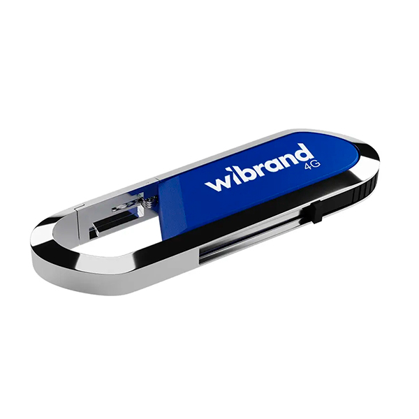 Флешка Wibrand 4GB Aligator USB 2.0 Blue (WI2.0/AL4U7U)