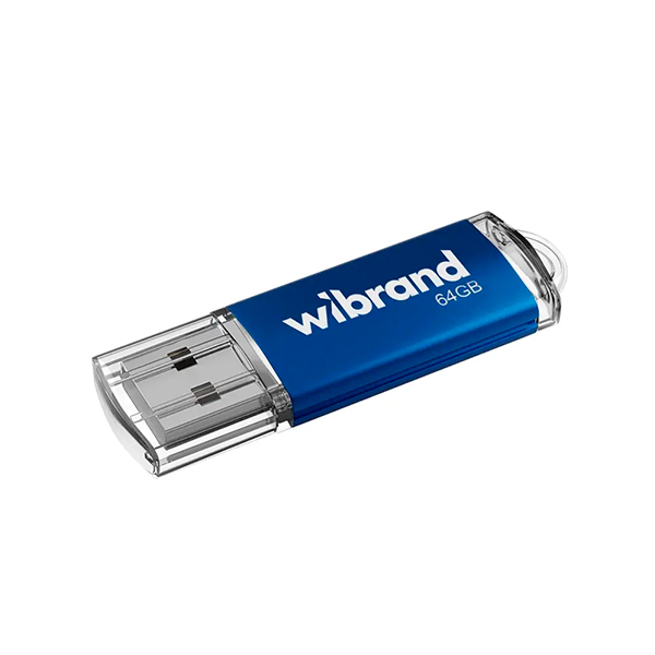 Флешка Wibrand 64GB Сougar USB 2.0 Blue (WI2.0/CU64P1U)