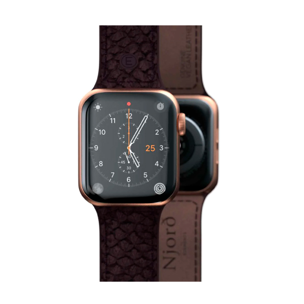 Ремешок Njord Salmon Leather Strap Rust для Apple Watch 45mm/44mm (SL14123)