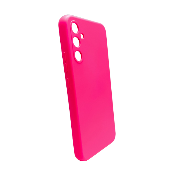 Чехол Original Soft Touch Case for Samsung A34-2023/A346 Ultra Pink with Camera Lens