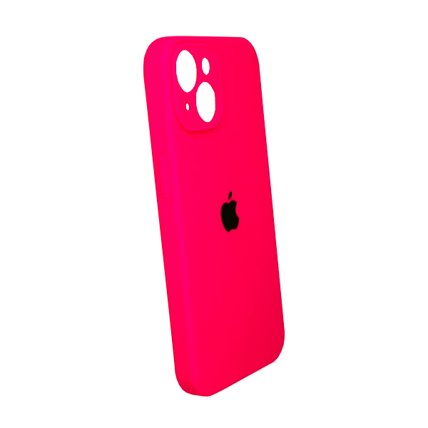 Чехол Soft Touch для Apple iPhone 13 Ulta Pink with Camera Lens Protection Square