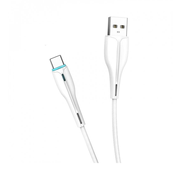 Кабель SkyDolphin S48T USB to USB Type-C 1m White (USB-000425)