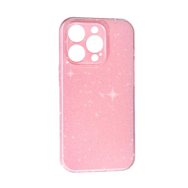 Чехол Silicon Shiny Case iPhone 15 Pro Max Glitter Pink