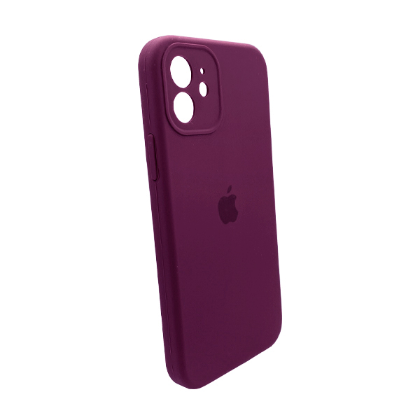 Чохол Soft Touch для Apple iPhone 11 Maroon with Camera Lens Protection Square