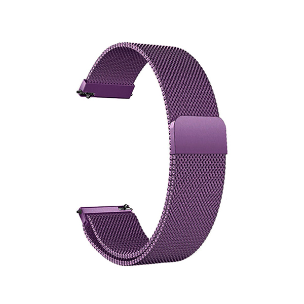 Ремінець для браслета Milanese Loop для Xiaomi Amazfit/Samsung 20 mm Purple