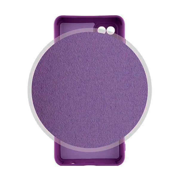 Чехол Original Soft Touch Case for Samsung A12-2021/A125/M12-2021 Violet with Camera Lens