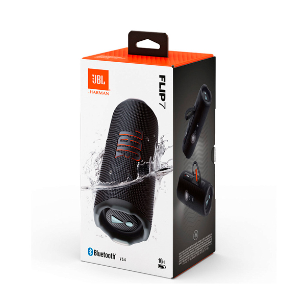 Портативная колонка JBL Flip 7 Black (JBLFLIP7BLK