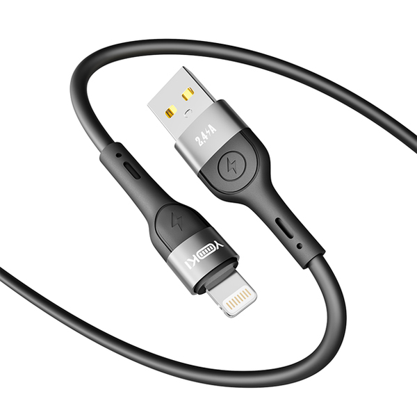 Кабель Yoki Extra YK-EX11 Lightning 2.4A 1.2m Black