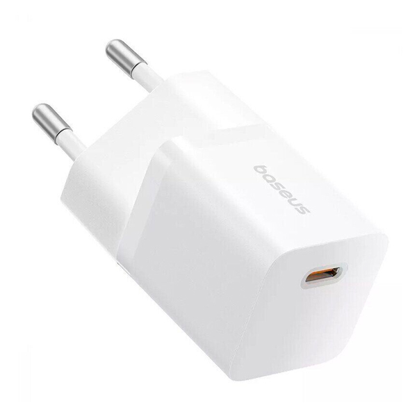 МЗП Baseus GaN5 Fast Charger Mini 1C 25W Moon White (P10110909213-00)