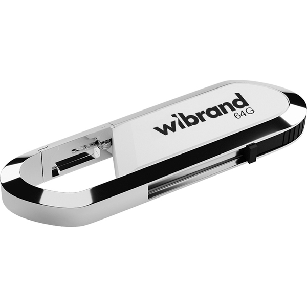 Флешка Wibrand 64GB Aligator USB 2.0 White (WI2.0/AL64U7W)