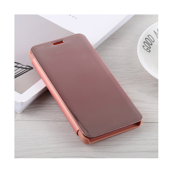 Чехол книжка Kira Clear View Cover для Xiaomi Redmi 9 Rose Gold