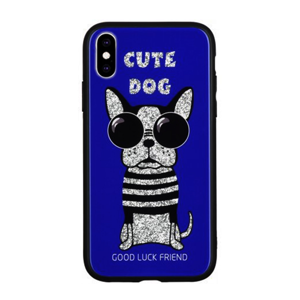 Чохол WK Case WPC-087 для iPhone XS Max Cute Dog Blue