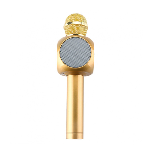Портативная Bluetooth колонка-микрофон WS-1816 Led Gold