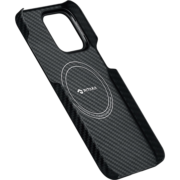 Чехол Pitaka iPhone 15 Pro Max Case with MagSafe Black/Grey (KI1501PM)