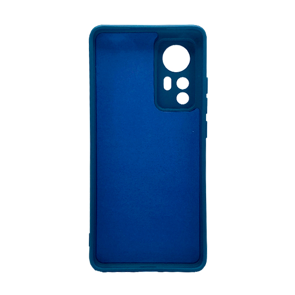 Чохол Original Soft Touch Case for Xiaomi 12/12X Dark Blue with Camera Lens