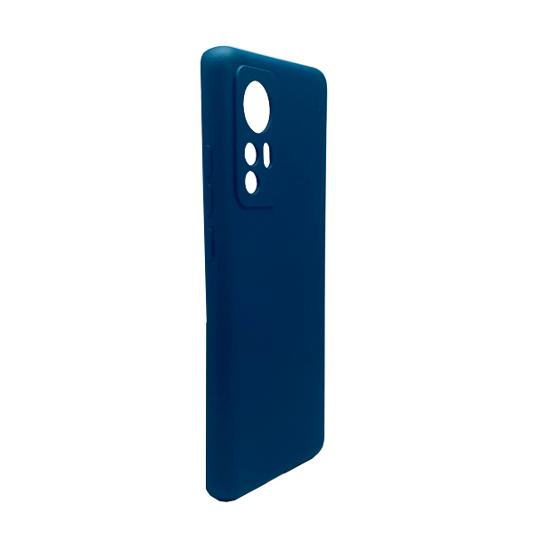 Чохол Original Soft Touch Case for Xiaomi 12/12X Dark Blue with Camera Lens