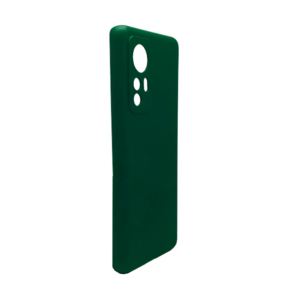 Чехол Original Soft Touch Case for Xiaomi 12/12X Dark Green with Camera Lens