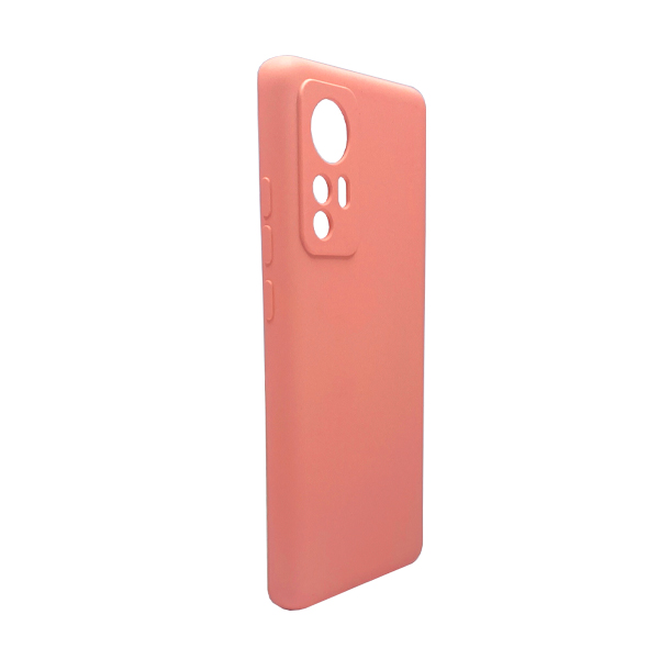 Чехол Original Soft Touch Case for Xiaomi 12/12X Pink with Camera Lens