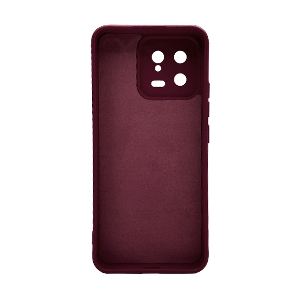 Чехол Original Soft Touch Case for Xiaomi 13 Plum with Camera Lens