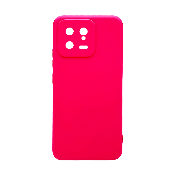 Чехол Original Soft Touch Case for Xiaomi 13 Ultra Pink with Camera Lens